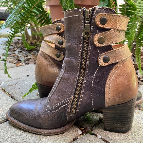 BEDSTU Cobbler Series Heeled Bootie Two Toned Size 9 - Picture 5 of 13